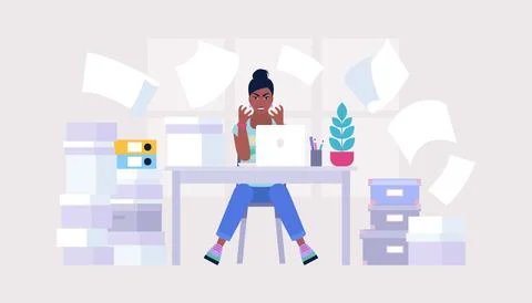 Information overload concept 스톡 일러스트