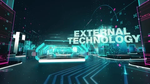 Information paradox with digital technology concept Stock Footage 96403367