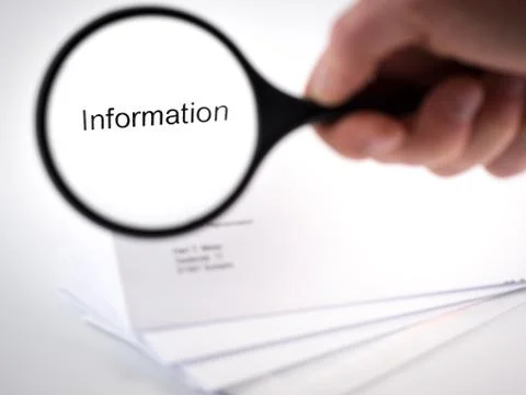 Information Foto stock