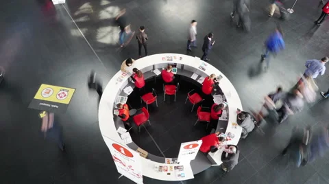 Information Point Congress Stock Footage 61348709