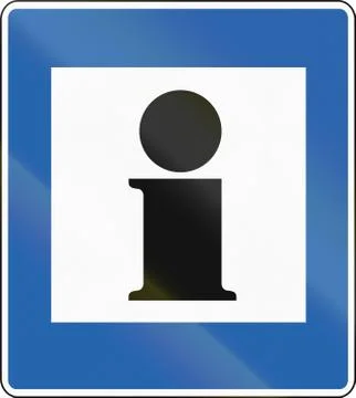 Information Point In Iceland Stock Illustration