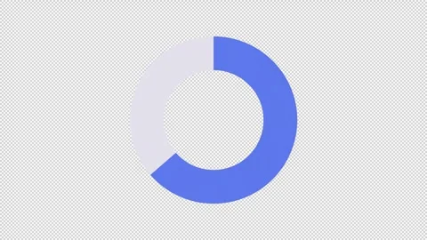 Information processing doughnut infographic element animation Stock Footage 348104977