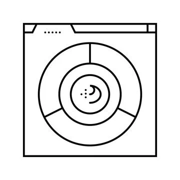 Information scent ux ui design line icon vector illustration Stock Illustration