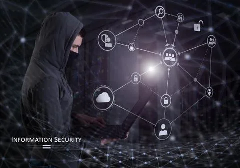 Information Security Concept 스톡 사진