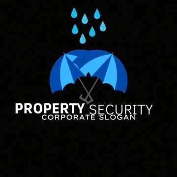 Information security logo design. 스톡 일러스트