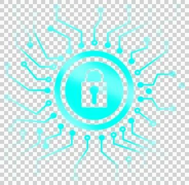 Information security logo Stock Illustration