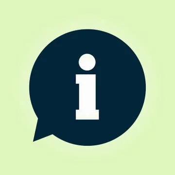 Information sign icon Illustrazione stock