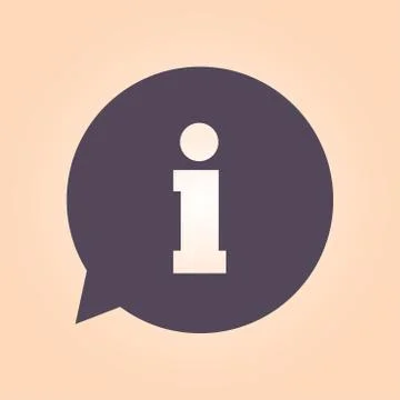 Information sign icon. Stock Illustration
