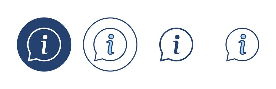Information sign icon vector. about us sign and symbol. question mark icon Stock Illustration