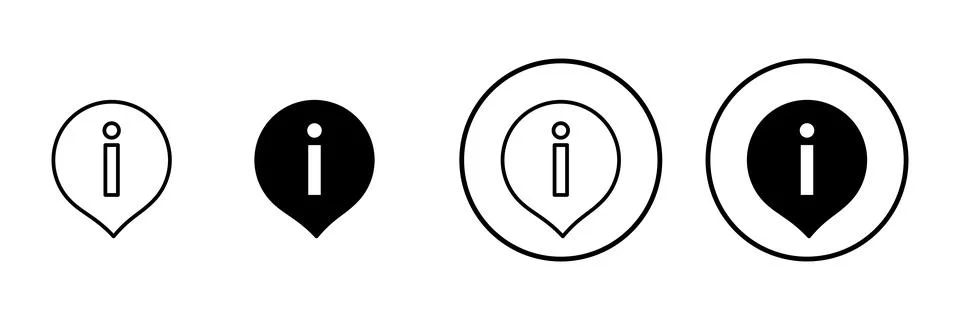 Information sign icon vector. about us sign and symbol. question mark icon Illustrazione stock