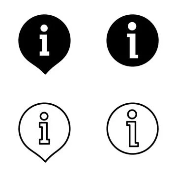 Information sign icon vector. about us sign and symbol. question mark icon Illustrazione stock