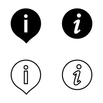 Information sign icon vector. about us sign and symbol. question mark icon Illustrazione stock