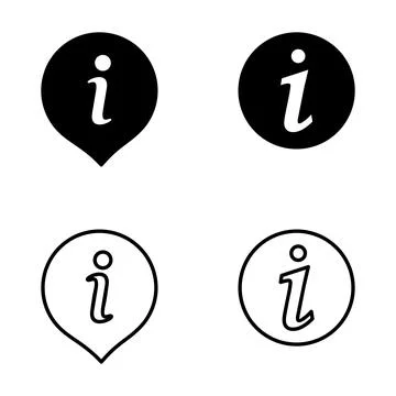 Information sign icon vector. about us sign and symbol. question mark icon Illustrazione stock