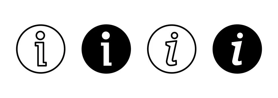 Information sign icon vector. about us sign and symbol. question mark icon Stockillustratie