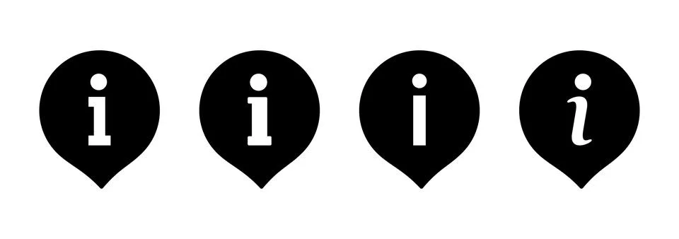 Information sign icon vector. about us sign and symbol. question mark icon Stock Illustration