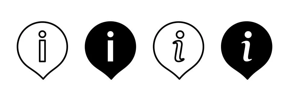 Information sign icon vector. about us sign and symbol. question mark icon Illustrazione stock