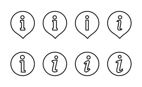 Information sign icon vector. about us sign and symbol. question mark icon Stockillustratie