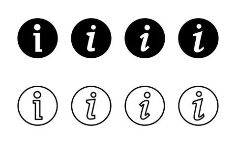 Information sign icon vector. about us sign and symbol. question mark icon Stock Illustration