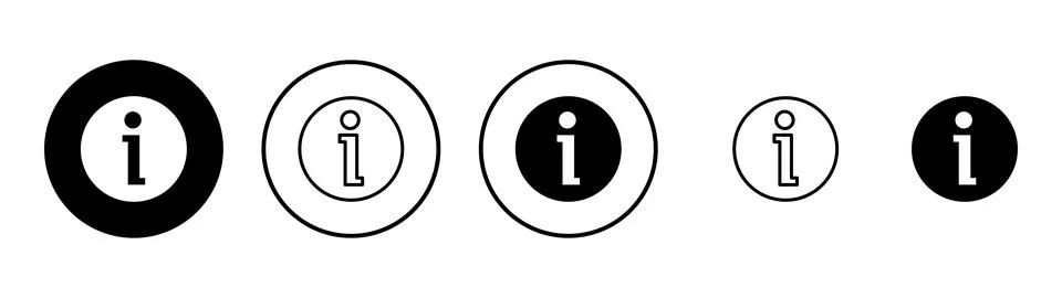 Information sign icon vector. about us sign and symbol. question mark icon Stock Illustration