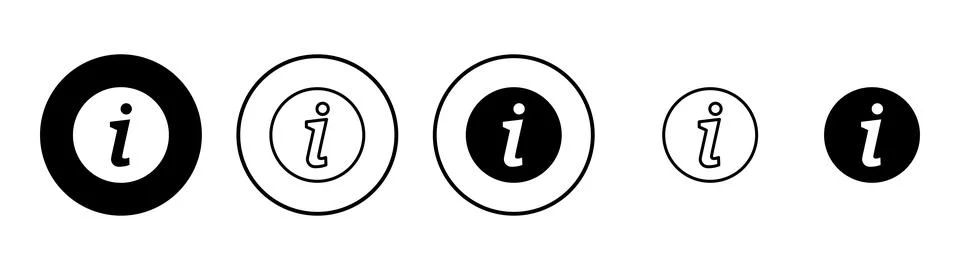 Information sign icon vector. about us sign and symbol. question mark icon Illustrazione stock