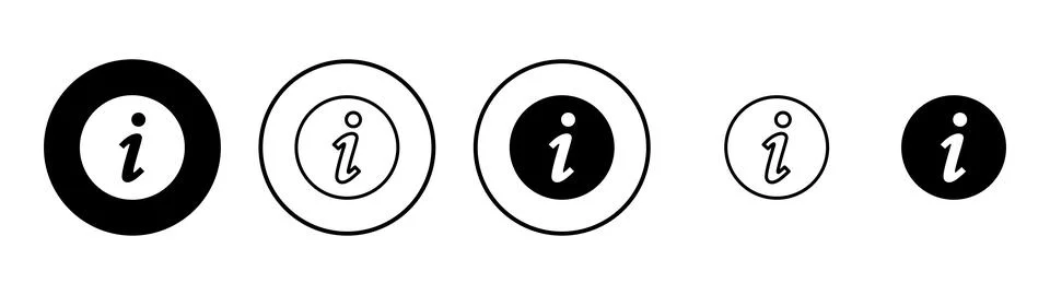 Information sign icon vector. about us sign and symbol. question mark icon Illustrazione stock