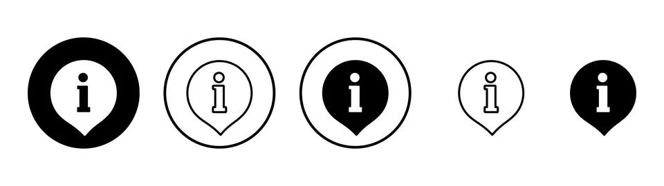 Information sign icon vector. about us sign and symbol. question mark icon Stock Illustration