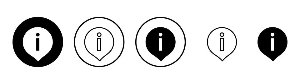 Information sign icon vector. about us sign and symbol. question mark icon 库存插图