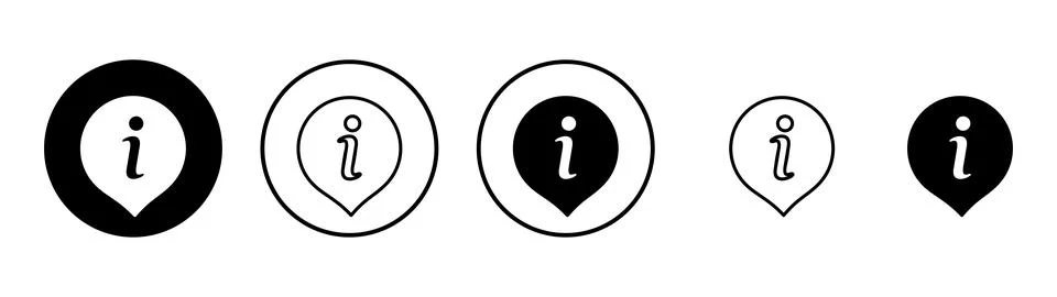 Information sign icon vector. about us sign and symbol. question mark icon 库存插图