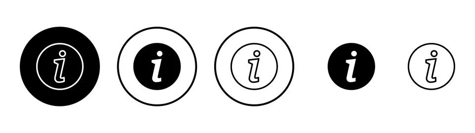 Information sign icon vector. about us sign and symbol. question mark icon 库存插图