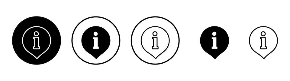 Information sign icon vector. about us sign and symbol. question mark icon 스톡 일러스트