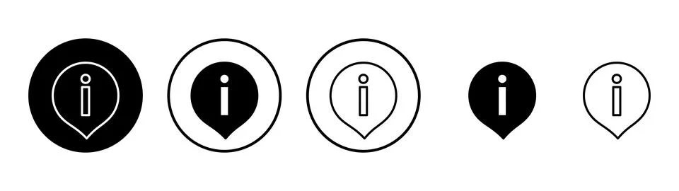 Information sign icon vector. about us sign and symbol. question mark icon 스톡 일러스트