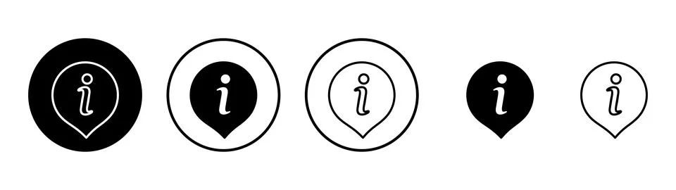 Information sign icon vector. about us sign and symbol. question mark icon 스톡 일러스트