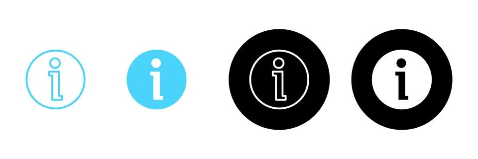 Information sign icon vector. about us sign and symbol. question mark icon 스톡 일러스트
