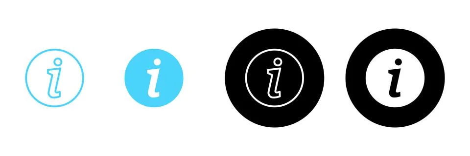 Information sign icon vector. about us sign and symbol. question mark icon 스톡 일러스트