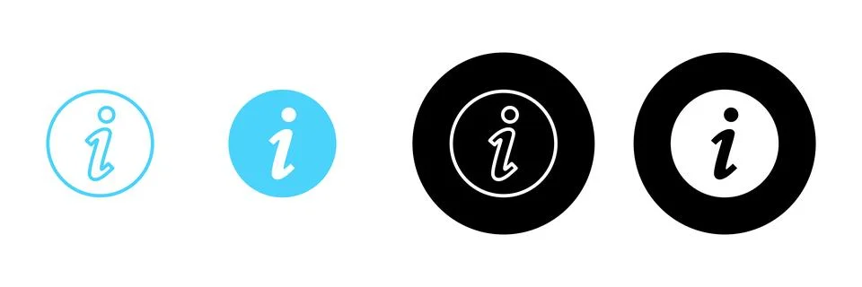 Information sign icon vector. about us sign and symbol. question mark icon 스톡 일러스트