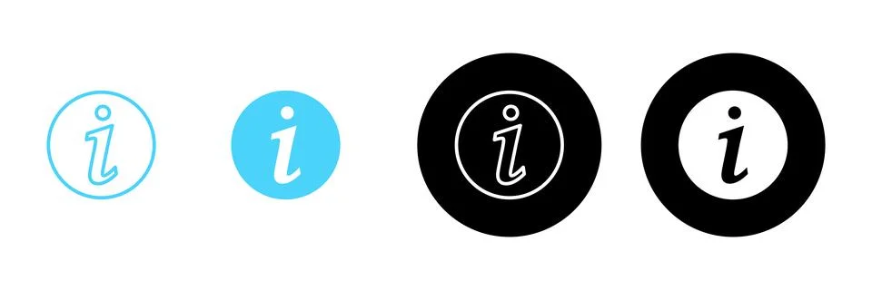 Information sign icon vector. about us sign and symbol. question mark icon 스톡 일러스트