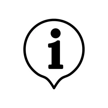 Information sign icon vector illustration. about us sign and symbol. questi.. Stock Illustration
