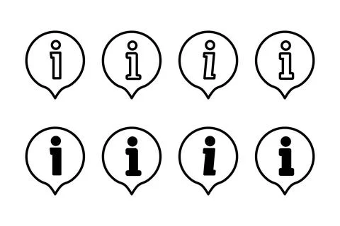 Information sign icon vector illustration. about us sign and symbol. questi.. 스톡 일러스트