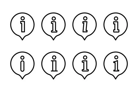 Information sign icon vector illustration. about us sign and symbol. questi.. 스톡 일러스트
