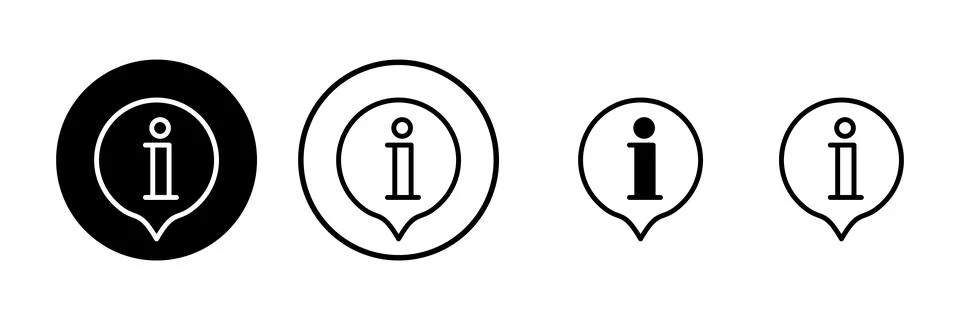 Information sign icon vector illustration. about us sign and symbol. questi.. イラスト素材