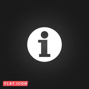 Information sign. Vector icon Stock Illustration