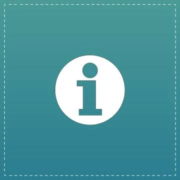 Information sign. Vector icon. Stock Illustration