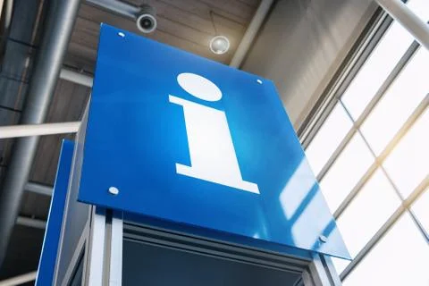 Information signboard Foto stock
