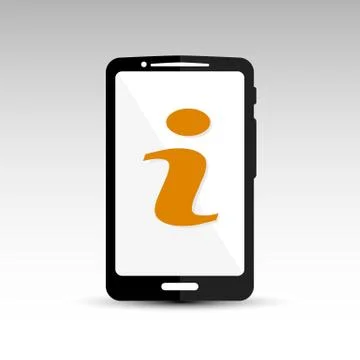 Information sphere sign Stock Illustration