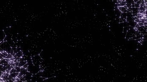 Information Systems. Pink glow. Work of systems. Connection of shining elements Stock Footage 90636847