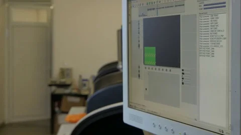 Information systems in work process at production by Pakito. Vídeos de archivo 71241580