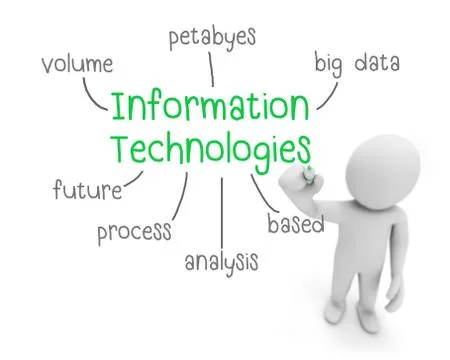 Information technologies Stockillustratie