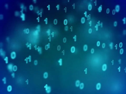 Information technology abstract background. Secure digital information transfer. Stock Illustration