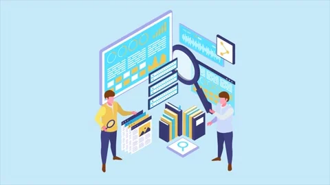 Information Technology animated isometric concept. Stock Footage 231271843