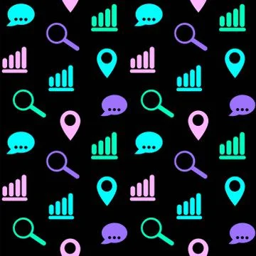 Information technology background. Stock Illustration